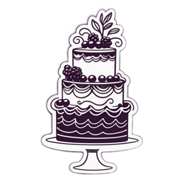 cake details SVG PNG design with clean design elements