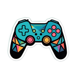 controller colorful SVG PNG design with clean design elements