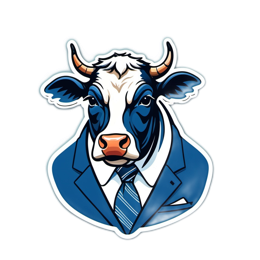 farm cow suit SVG PNG design with clean design elements