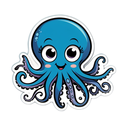 fantasy octopus SVG PNG design