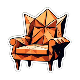chair shape SVG PNG design with clean design elements