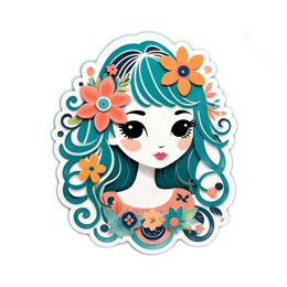 illustration flowerdesign floral SVG PNG design with orange floral elements