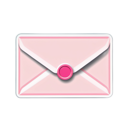 letter envelope SVG PNG design with clean design elements