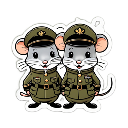fantasy mice officers SVG PNG design