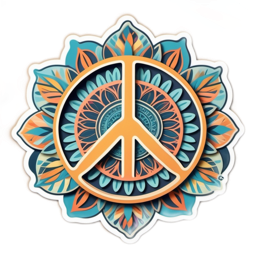 peace mandala SVG PNG design