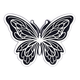 butterfly graphics SVG PNG design with clean design elements