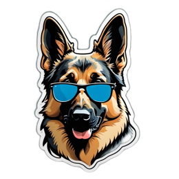 dog sunglasses SVG PNG design