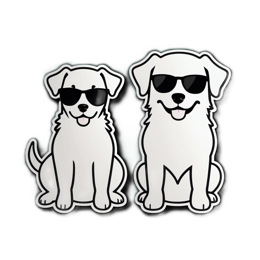cool dogs SVG PNG design with clean design elements