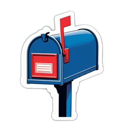 mailbox SVG PNG design with clean design elements