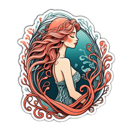 beautiful woman flora SVG PNG design with clean design elements