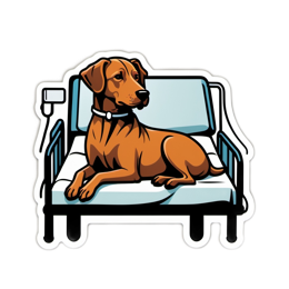 hospital sticker SVG PNG design with clean design elements