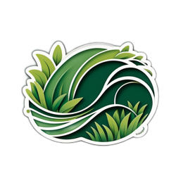 greenery floral SVG PNG design with green floral elements