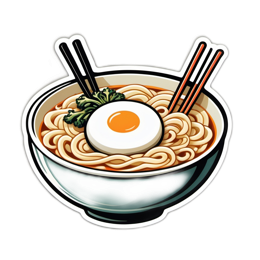 noodles egg SVG PNG design with clean design elements