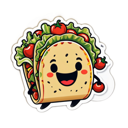 taco cartoon fun SVG PNG design