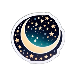 stars moon SVG PNG design