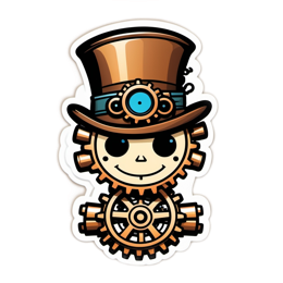 artistic mechanical SVG PNG design