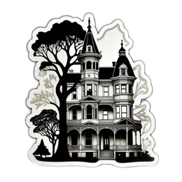 mansion tree SVG PNG design