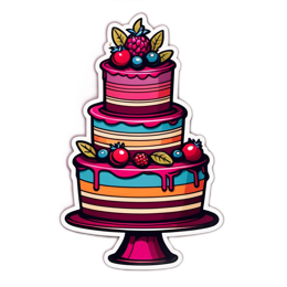 cake fruittopping SVG PNG design