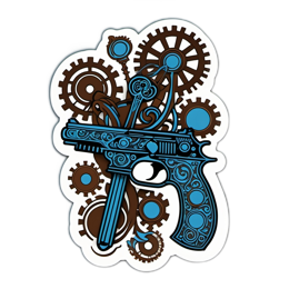 gun gears SVG PNG design