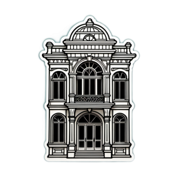 building sticker SVG PNG design