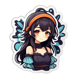 animated character sticker SVG PNG design