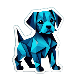 puppy artistic SVG PNG design