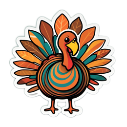 animals turkey SVG PNG design with clean design elements