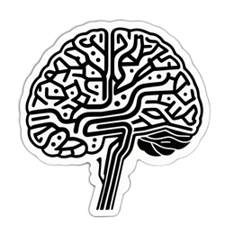 brain illustration SVG PNG design with clean design elements