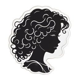 silhouette girl SVG PNG design