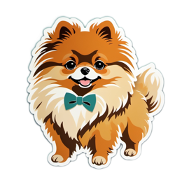 unicorn dog sticker SVG PNG design with clean design elements