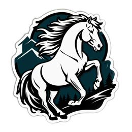 unicorn horse SVG PNG design with clean design elements