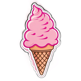 icecream pink SVG PNG design