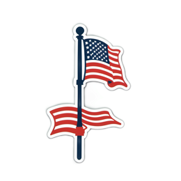 flag patriotism SVG PNG design with clean design elements