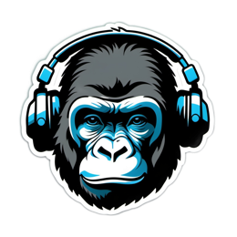 headphones SVG PNG design with clean design elements