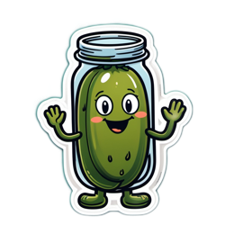 pickle cute SVG PNG design with clean design elements