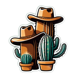 cactus hats SVG PNG design with clean design elements