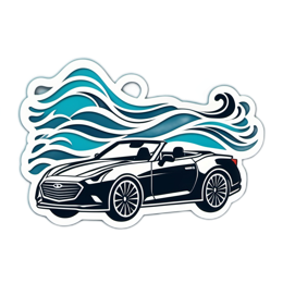 automotive sticker SVG PNG design