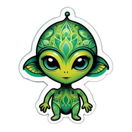 greenalien SVG PNG design