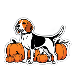 pumpkins dog SVG PNG design with clean design elements