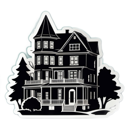 blackhouse sticker SVG PNG design