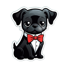quotes tuxedo dog SVG PNG design