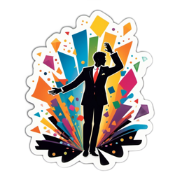 colorful performance SVG PNG design