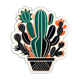 cactus plants SVG PNG design with clean design elements