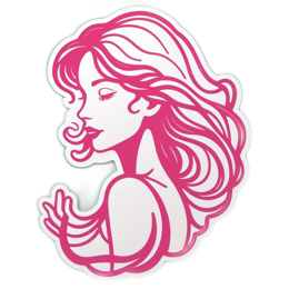 woman SVG PNG design with clean design elements