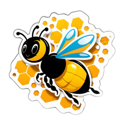 bee honeycombs SVG PNG design with clean design elements