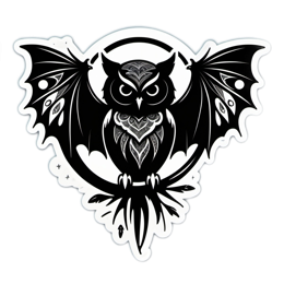 unicornthemed owlillustration SVG PNG design with clean design elements