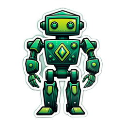 robot fun illustration SVG PNG design with clean design elements