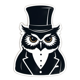 fantasy stylishowl SVG PNG design with clean design elements