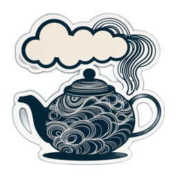 kitchen teapot SVG PNG design with clean design elements