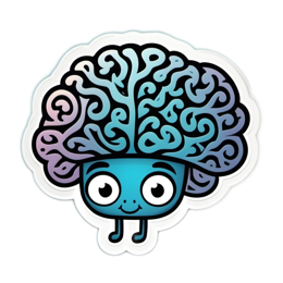 drawing cartoonbrain SVG PNG design